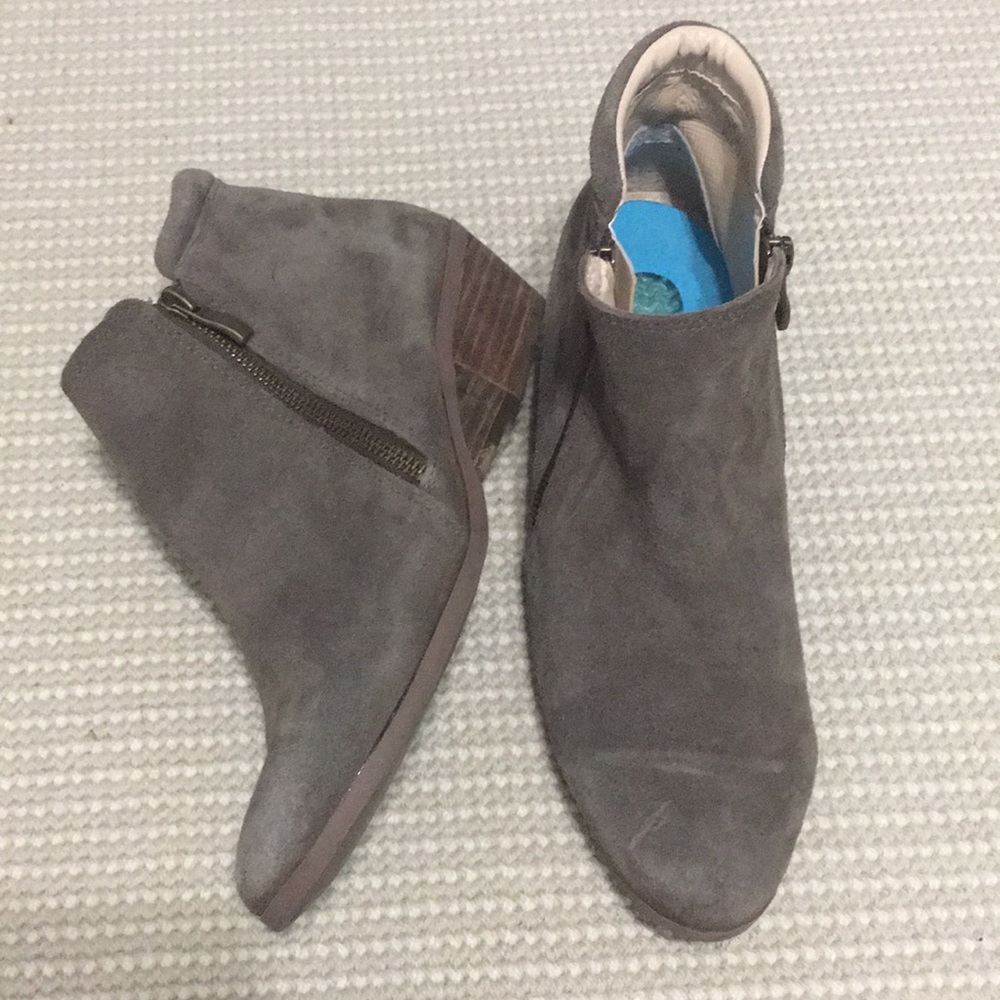 Suede booties